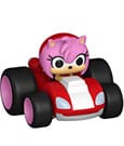 Sonic The Hedgehog Super Racers Diecast Figure Amy Rose Funko