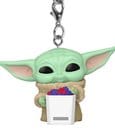 Star Wars The Mandalorian and Grogu Pocket POP! Vinyl Keychains Grogu with Popcorn Display 12 Funko