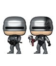 Robocop POP! Movies Vinyl Figures Robocop Metallic with Chase Assortment 6 Funko