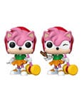 Sonic The Hedgehog POP! Games Vinyl Figures Amy Rose with Piko Hammer with Chase Assortment 6 Funko