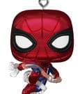 Spider-Man Brand New Day Pocket POP! Vinyl Keychains Spider-Man Metallic Display 12 Funko