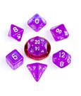 FanRoll Mini Dice Set Stardust Purple 7 FanRoll