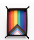FanRoll Folding Dice Tray Pride Rainbow Flag FanRoll