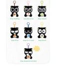 Luo Xiaohei Mini Figures Hug Plush Pendant Series Display 6 Funism