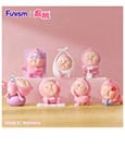 Kobitos Blind Box Mini Figures Gym Challenges Series Display 6 Funism