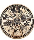 Dungeons & Dragons Pin Badge Alignment Spinner Coloured Limited Edition FaNaTtik