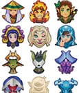 Magic The Gathering World Pin Badge Mystery Pin Badge Display 12 FaNaTtik