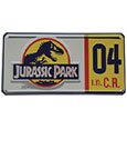 Jurassic Park Replica 1/1 Dennis Nedry License Plate FaNaTtik