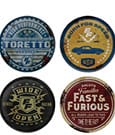 Fast & Furious Coaster 4 Pack Vintage Style FaNaTtik