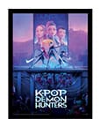 KPop Demon Hunters Collector Print Framed Poster Movie Key Art Pyramid International