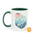 Glassstaff Gift Set Mug & Dice D20 A D20 Scene Glassstaff