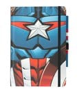Marvel Captain America Premium Notebook with Pen Uniform A5 Grupo Erik