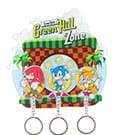 Sonic the Hedgehog Key rack incl. 3 key rings Grupo Erik