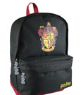 Harry Potter Backpack Gryffindor Black Burgundy Groovy