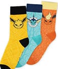 Pokémon Socks 3 Pack Eevee Evolution 43 46 Difuzed