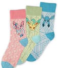 Pokémon Socks 3 Pack Eevee Evolution 3.0 35 38 Difuzed