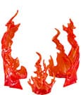 The Simple Effect Parts for Figures Flames Red Good Smile Company