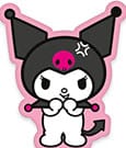 Sanrio Pillow Kuromi Smiling Herding
