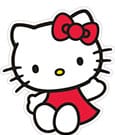 Sanrio Pillow Hello Kitty Red Dress Herding