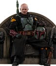 Star Wars The Mandalorian Action Figure Boba Fett Repaint Armor and Throne Special Edition Hot Toys