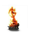 Fantastic Four Art Scale Statue Human Torch Iron Studios