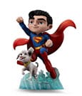 Superman Legacy Mini Co. Superman & Krypto Iron Studios