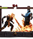 Mortal Kombat Deluxe Art Scale Statue Scorpion Fatality Iron Studios