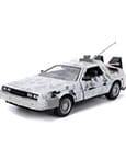 Back to the Future Diecast Model 1/24 Time Machine Frost Jada Toys