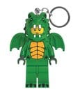 Lego Mini Figure Keychain Light Green Dragon Girl Joy Toy (IT)