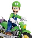 The Super Mario Galaxy Movie Action Figure with Pull Back Motorcycle Luigi Jakks Pacific