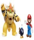 World of Nintendo Action Figure 3 Pack Mario vs. Bowser Lava Battle Jakks Pacific