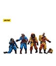 Zombie Dark Source Action Figures 4 Pack Biochemical Lab Team Joy Toy (CN)