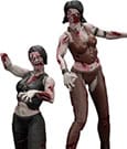 Zombie Dark Source Action Figures 2 Pack Female wrestlers Joy Toy (CN)