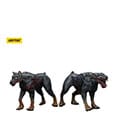 Zombie Dark Source Action Figures 2 Pack Police Dogs Joy Toy (CN)