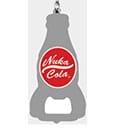 Fallout Keychain with Bottle Opener Nuka Cola Logo Difuzed