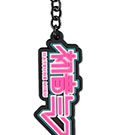 Hatsune Miku Rubber Keychain Logo Difuzed