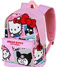 Sanrio Fan HS Backpack Kuromi B & W 2.2 Black Karactermania