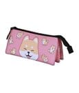 Oh My Pop! Triple Pencil case Shiba Pink Karactermania