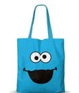 FAN Shopping Bag Cookie Monster Face Karactermania