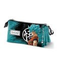 Dragon Ball Triple Pencil Case Saiyajin Blue Karactermania