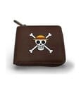 One Piece Wallet Man Zip Skull Karactermania