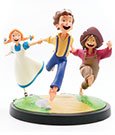 The Adventures of Tom Sawyer Animated! Statue Tom Huck & Becky LMZ Collectibles