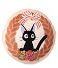 Kiki's Delivery Service Pillow Jiji Bread Wreath Marushin