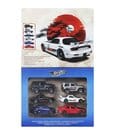 Hot Wheels Silver Series Die Cast Vehicle 6 Pack 1/64 Streets of Japan Mattel