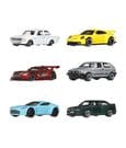 Hot Wheels Silver Series Die Cast Vehicle 6 Pack 1/64 Euro Style Mattel