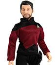 Star Trek TNG Action Figure Cmdr Will Riker MEGO