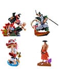 One Piece Petitrama PVC Mini Statue Logbox Re Birth Wano Kuni Vol. 1 Set Megahouse