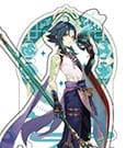 Genshin Impact Liyue Theme Series Character Acryl Figure Xiao MiHoYo
