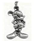 Mickey Mouse Pewter Keychain Mickey Monogram Int.