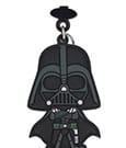 Star Wars Soft Touch PVC Bag Clip Darth Vader Monogram Int.
